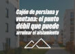 Cajón de persiana y ventana: el punto débil que puede arruinar el aislamiento